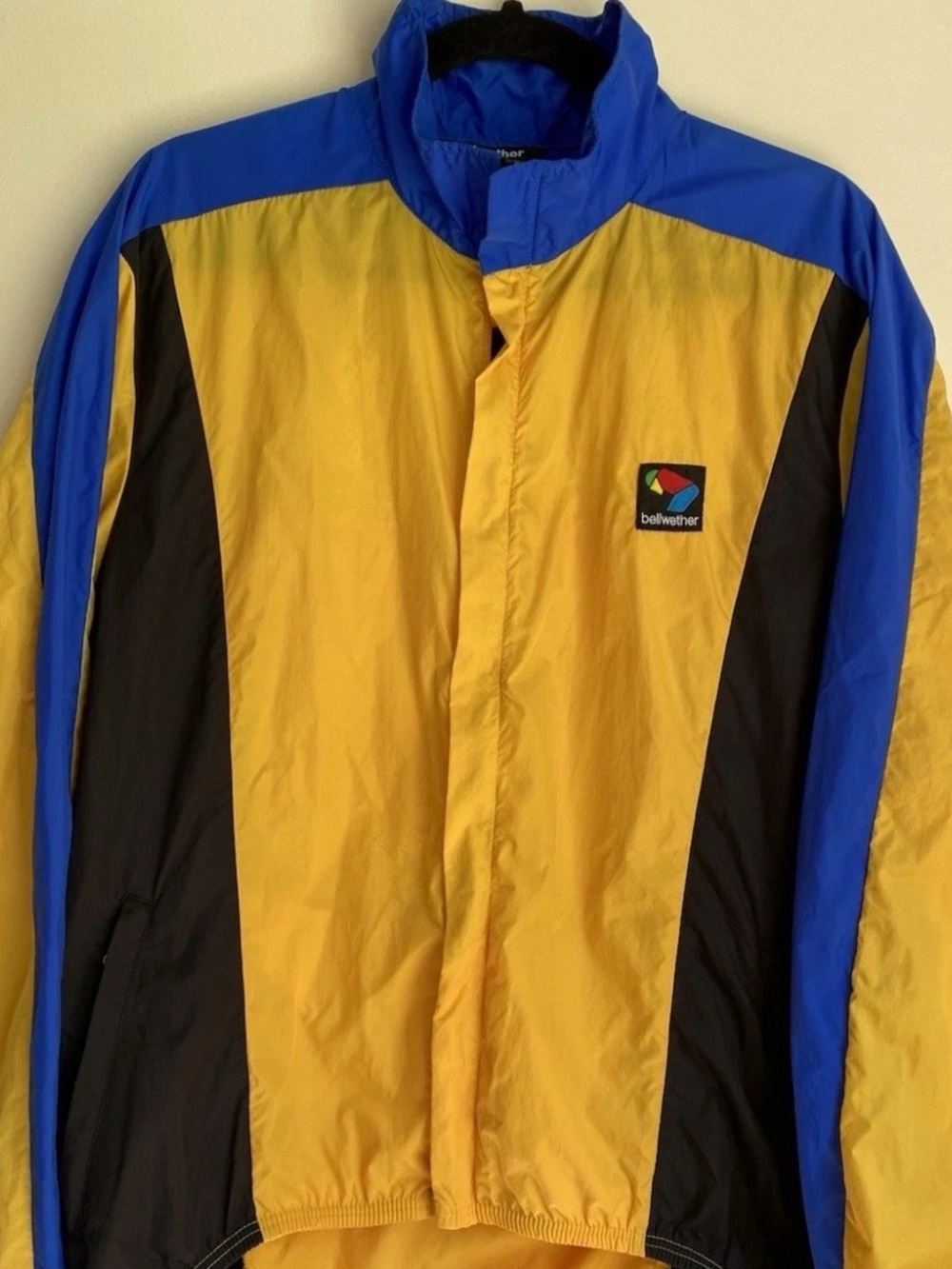 Vintage Bellwether Colorblock Windbreaker Jacket Large Made USA